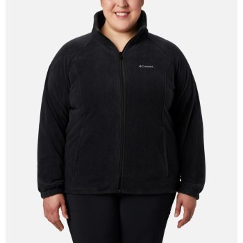 Columbia Benton Springs Full Zip Plus Size, Chamarras Negros Para Mujer | 907365-QFP